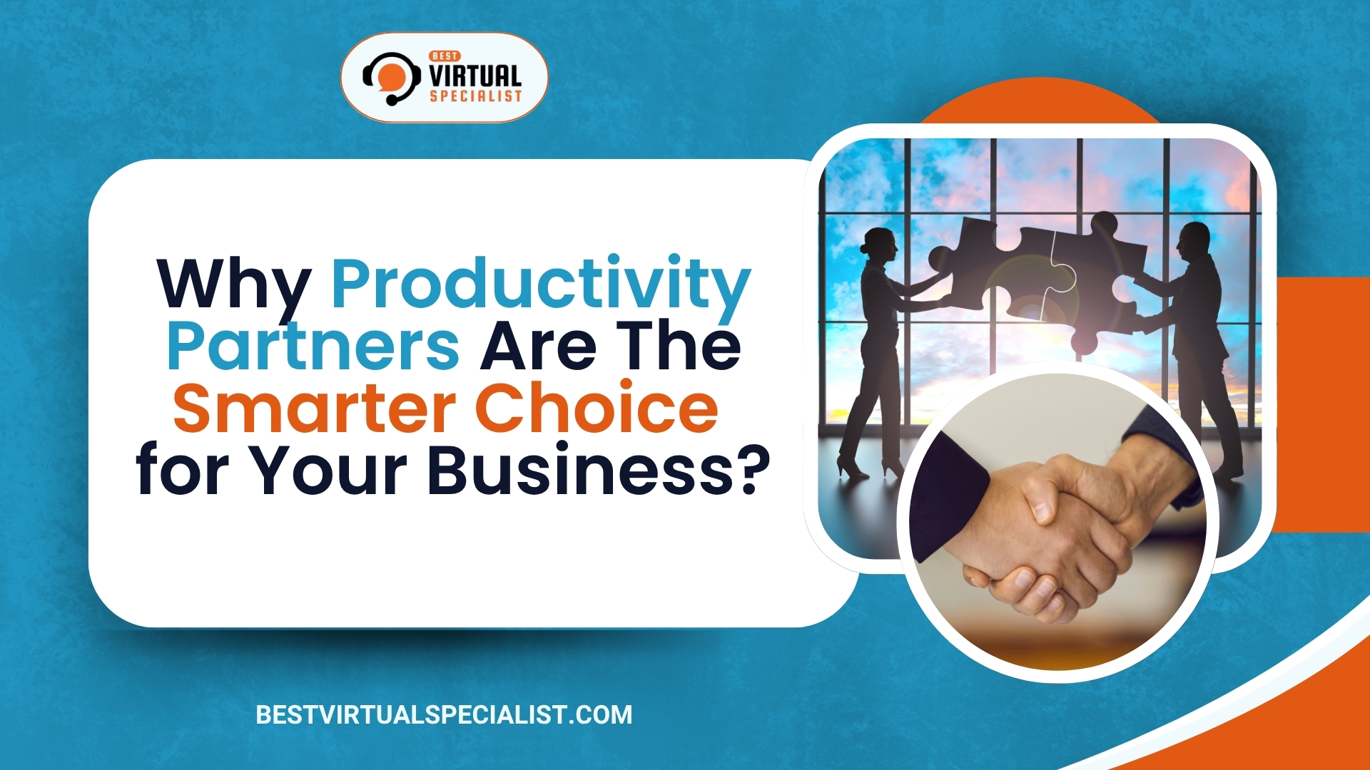 Cover image for 'Why Productivity Partners Are The Smarter Choice for Your Business' article, featuring a professional business partnership concept